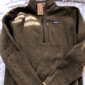 Men’s Patagonia Better Sweater 1/4 Zip Large NWT